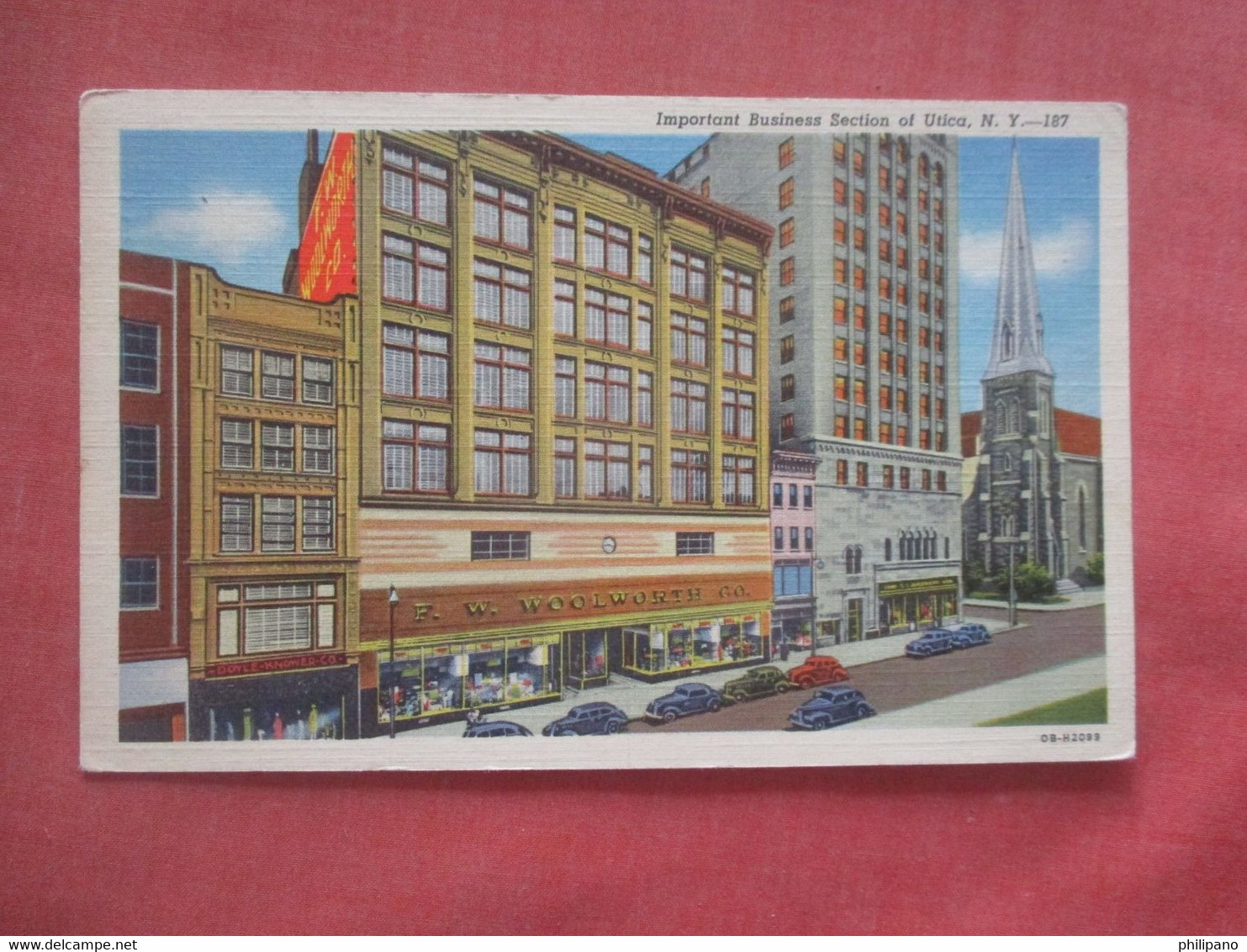 Business Section Woolworth Store   Utica     New York  Ref 4604 - Utica