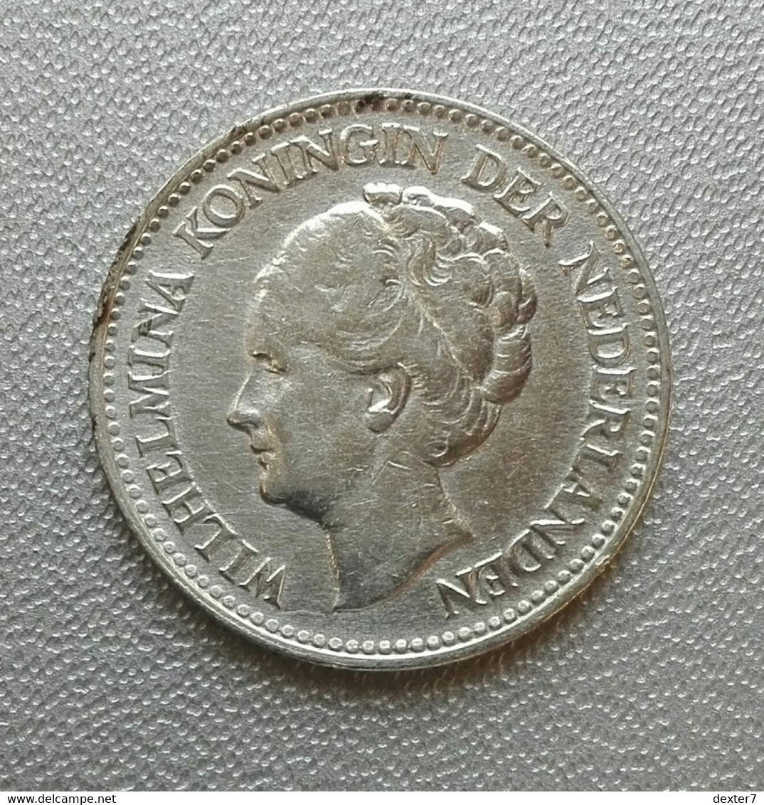 Netherlands 1930 1/2 Gulden Half Wilhelmina Olanda Fiorino - 1/2 Gulden