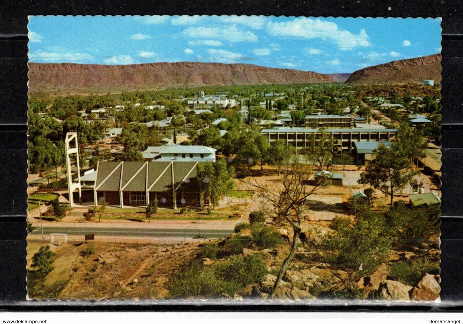 220W * AUSTRALIEN * ALICE SPRINGS * PANORAMA FROM ANZAC HILL * UND TOLLER FRANKATUR **!! - Alice Springs