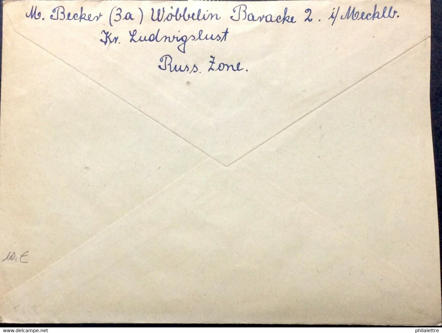 ALLEMAGNE / GERMANY / DEUTSCHLAND 1947 Allierte Besetzung Mi.949a (x4) On Cover To USA - Other & Unclassified