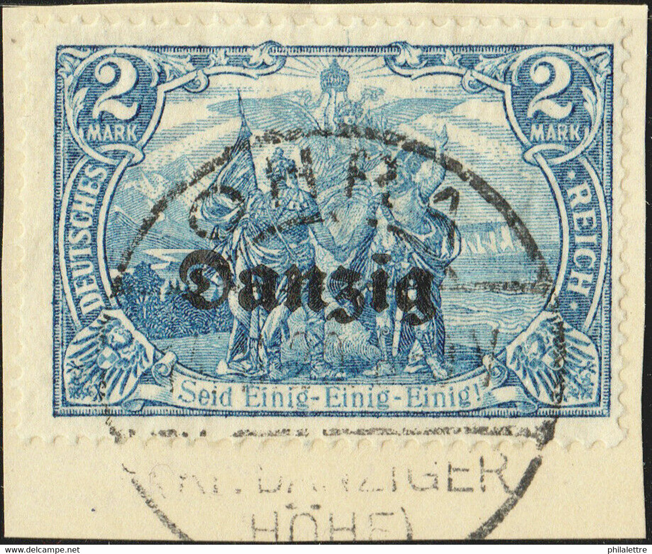 DANZIG 1920 (14.11) - "OHRA (Kr. DANZIGER HÖHE)" Date Stamp (Wolff 4) On Mi.11b - Usati