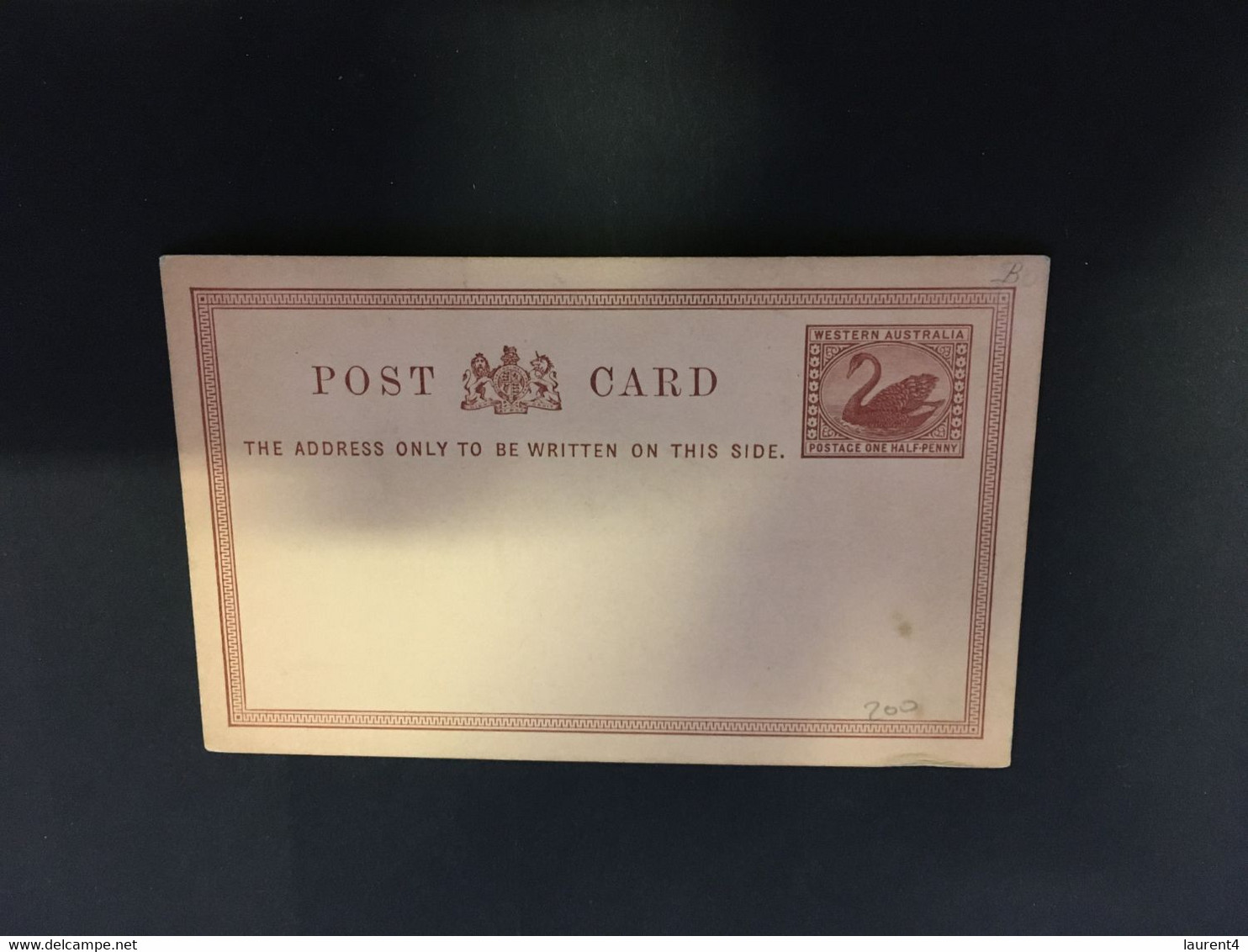 (EE 35) Australia - Pre-stamped Card - Western Australia 1/2 Penny Swan - NOT Posted - Altri & Non Classificati