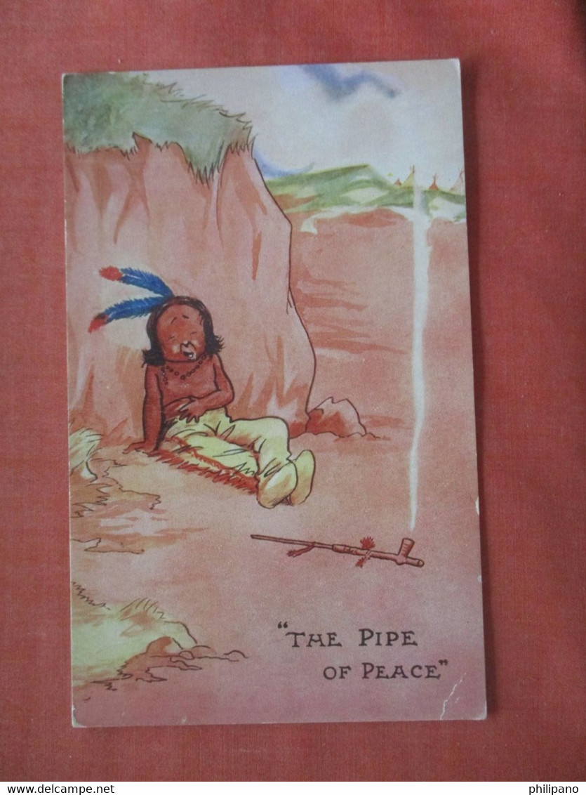 The Pipe Of Peace    Ref 4605 - Indianer