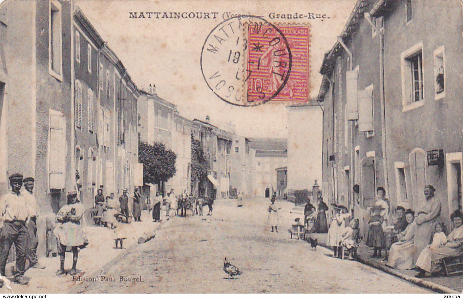 88 -- Mattaincourt -- Grande-Rue -- ...et Il Y A Du Monde Aux Pas De Portes  --- 781 - Otros & Sin Clasificación