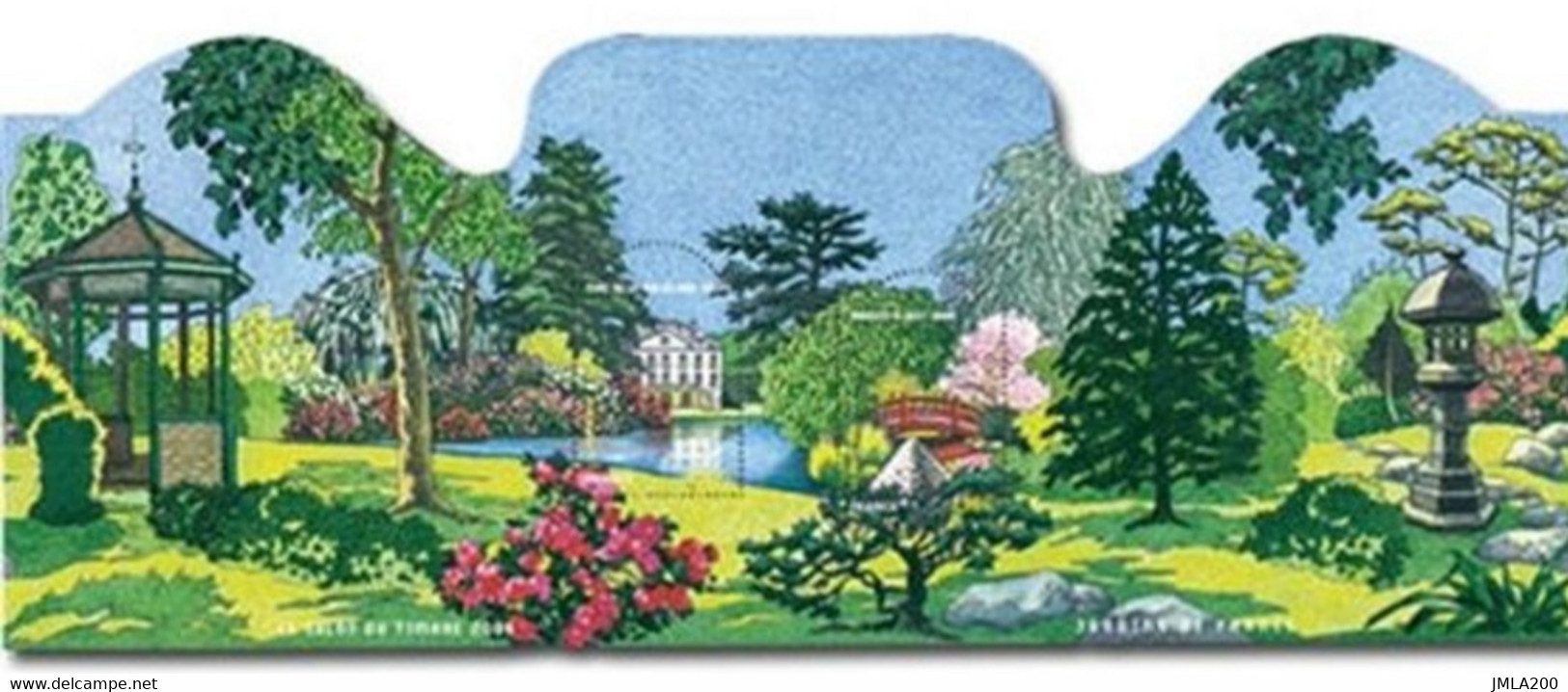 FRANCE 2004  BF 71 JARDINS DE FRANCE LE SALON DU TIMBRE  BUTTE CHAUMONT LUXEMBOURG NEUF NON PLIE** - Mint/Hinged