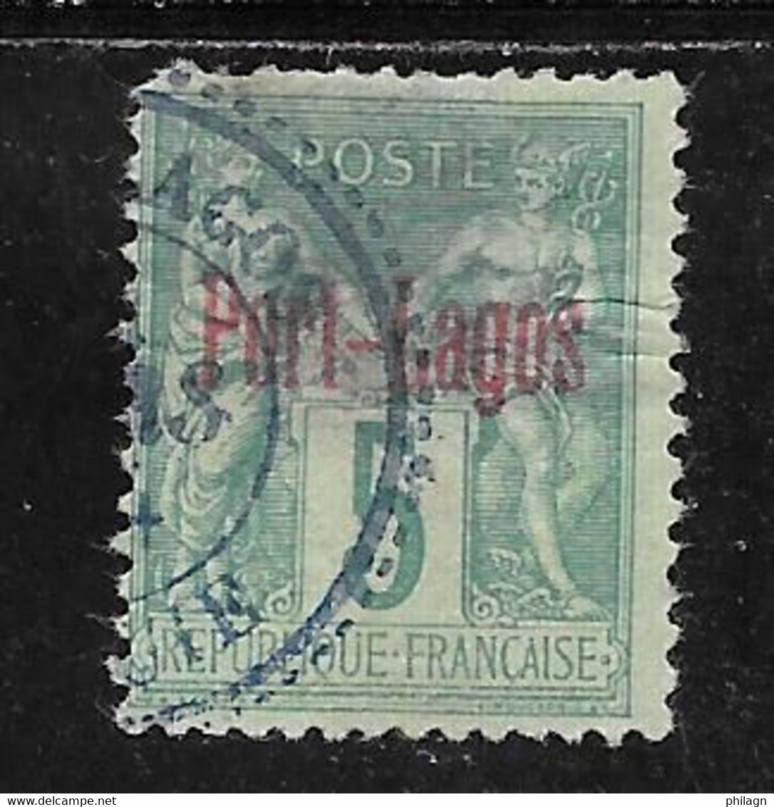 PORT LAGOS  N°1  OB TB SANS DEFAUTS - Used Stamps