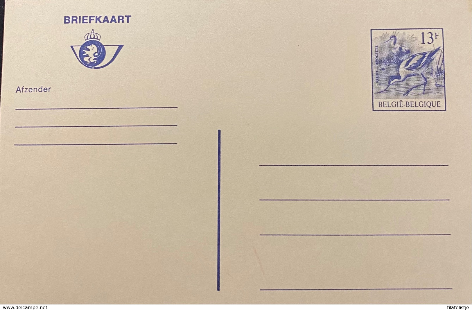 Briefkaart 13Bf - Briefkaarten 1951-..