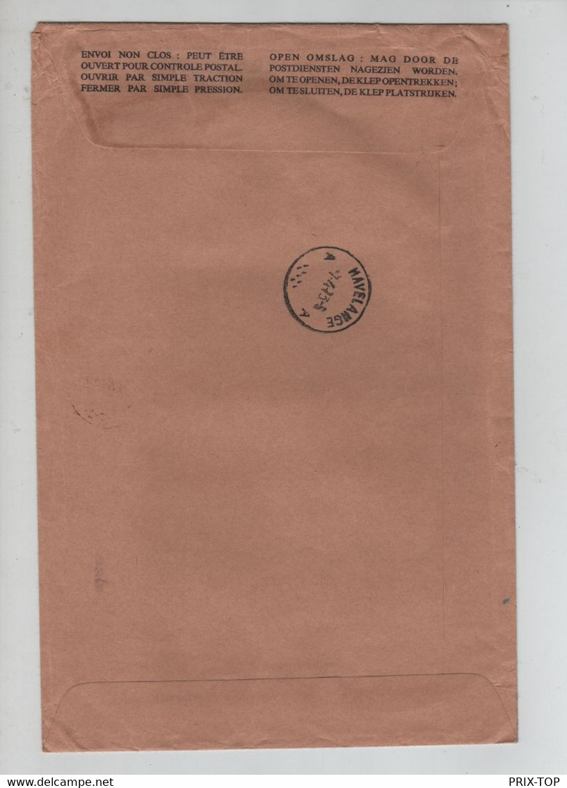 REF3089/ TP PO 783 (2) S/L. Le Bibliothécaire De Havelange > Jeneffe Inconnu à Jeneffe C.Retour + Havelange 7/4/73 - Sobreimpresos 1967-85 (Leon Et Banderola)