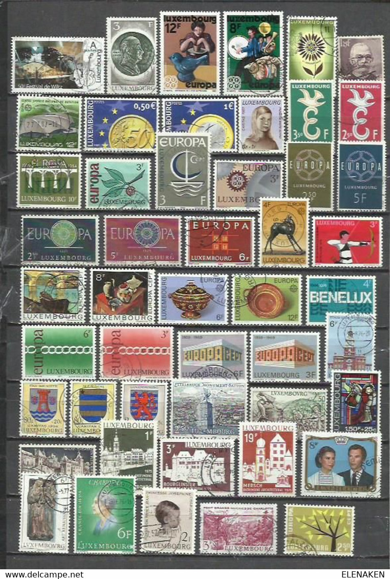 R401-SELLOS LUXEMBURGO SIN TASAR,BUENOS VALORES,VEAN ,FOTO REAL.LUXEMBOURG STAMPS WITHOUT TASAR, GOOD VALUES, SEE, REAL - Collections