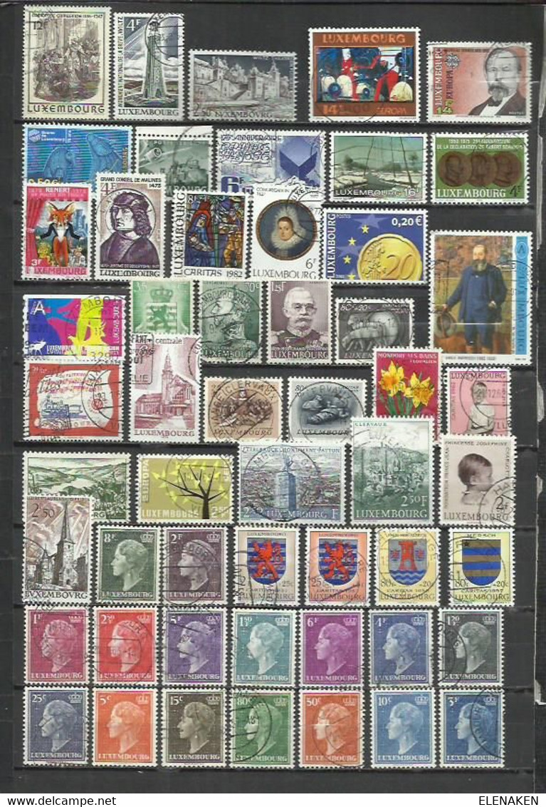 R402-SELLOS LUXEMBURGO SIN TASAR,BUENOS VALORES,VEAN ,FOTO REAL.LUXEMBOURG STAMPS WITHOUT TASAR, GOOD VALUES, SEE, REAL - Colecciones