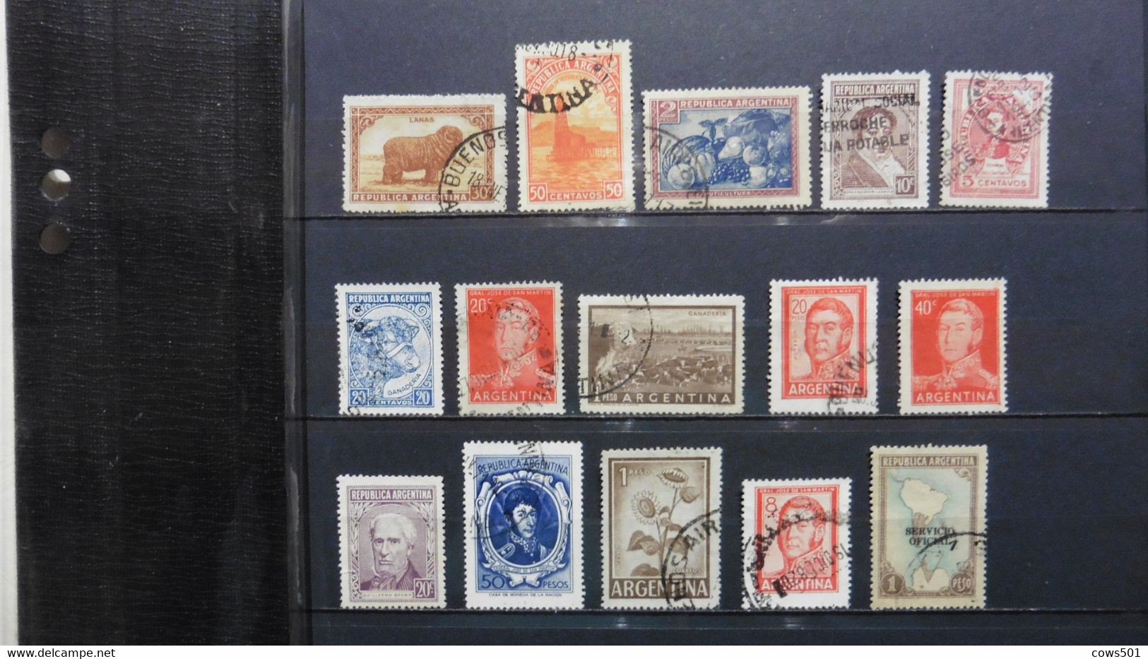 Amérique > Argentine >15 Timbres Oblitérés - Colecciones & Series