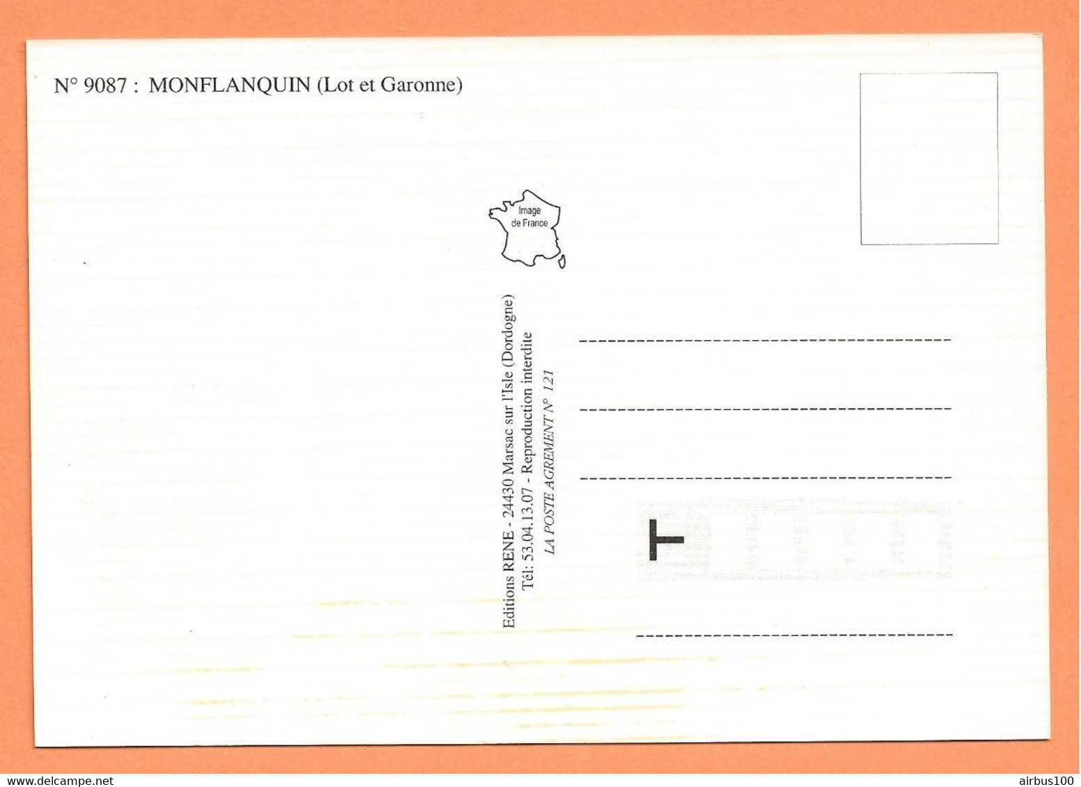 47 - LOT ET GARONNE - MONTFLANQUIN - ÉDITIONS RENÉ N° 9087 - Monflanquin