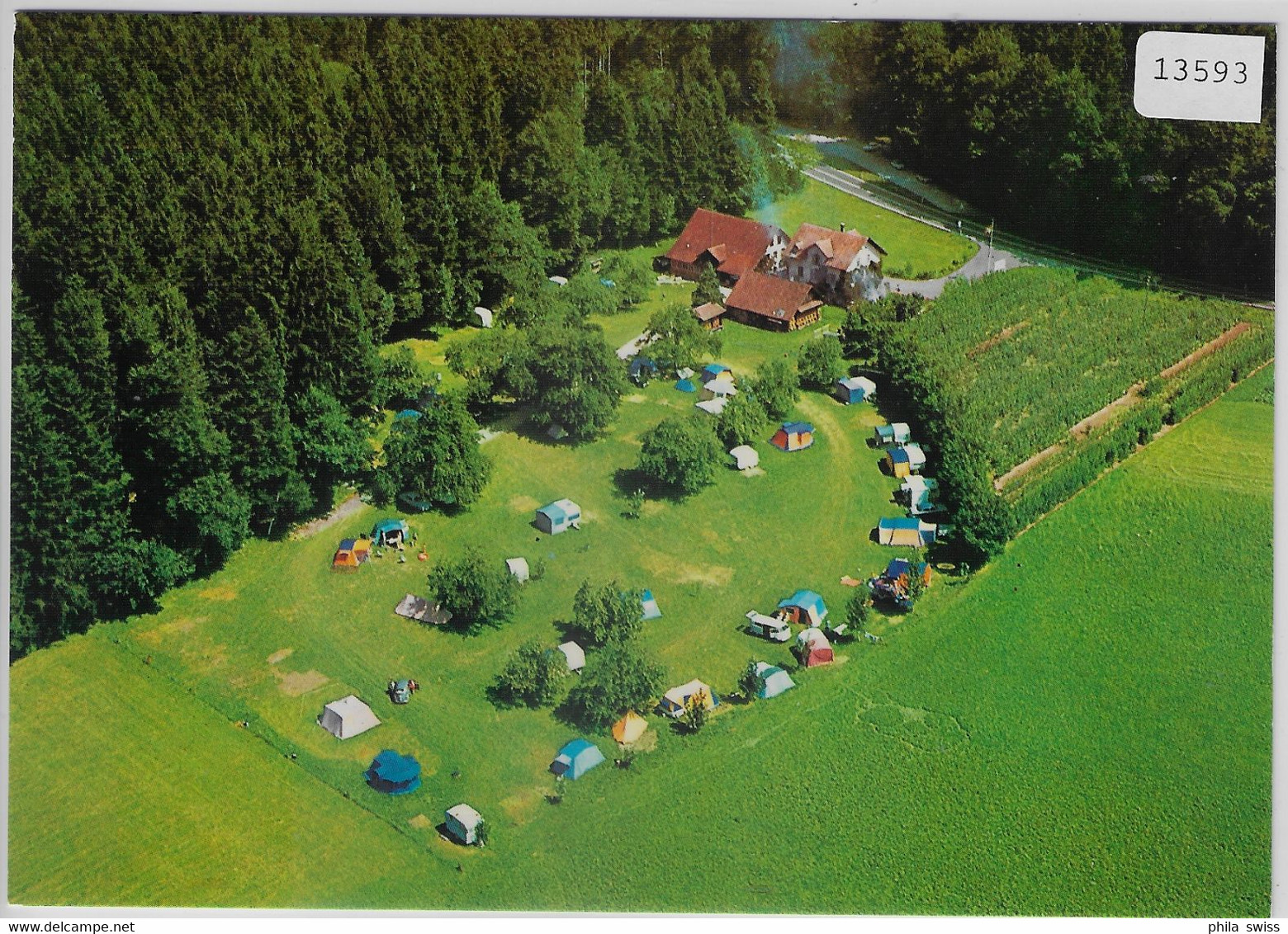 Flugaufnahme Mauensee LU Camping Sursee - Sursee