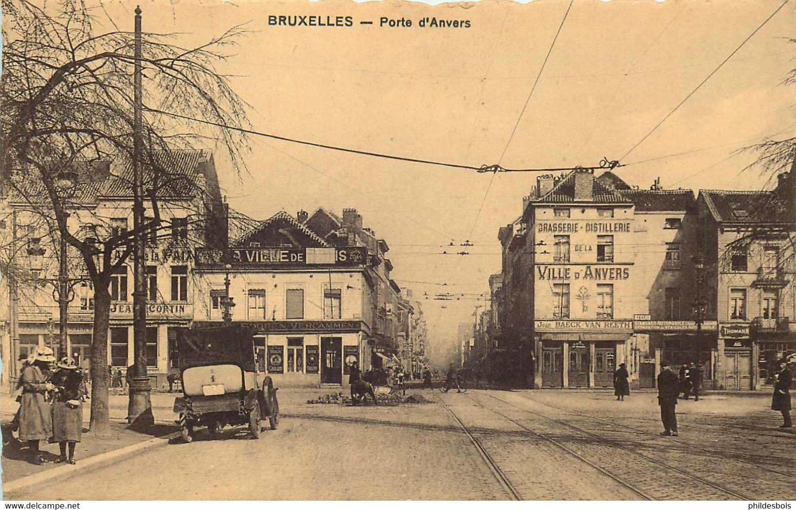 BELGIQUE  BRUXELLES  Porte Anvers - Piazze