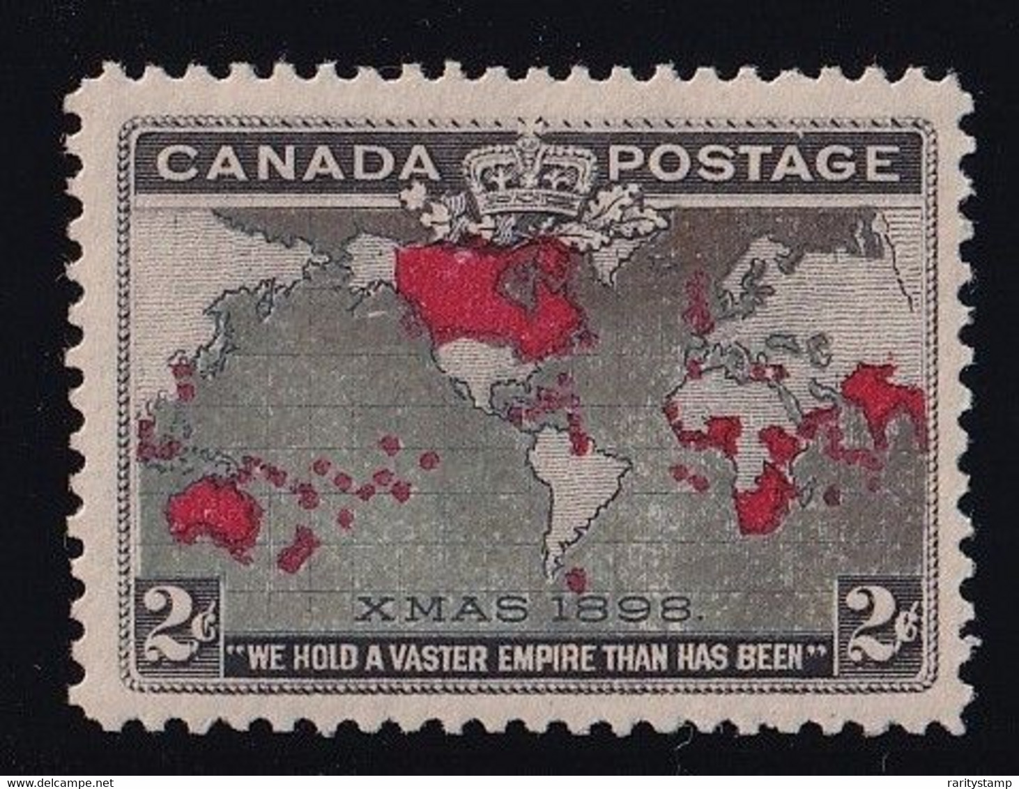 CANADA 1898  2C XMAS MLH/MM FRESH VERY FINE SCOTT#86b  SUPERB STAMP CV $50 - Other & Unclassified