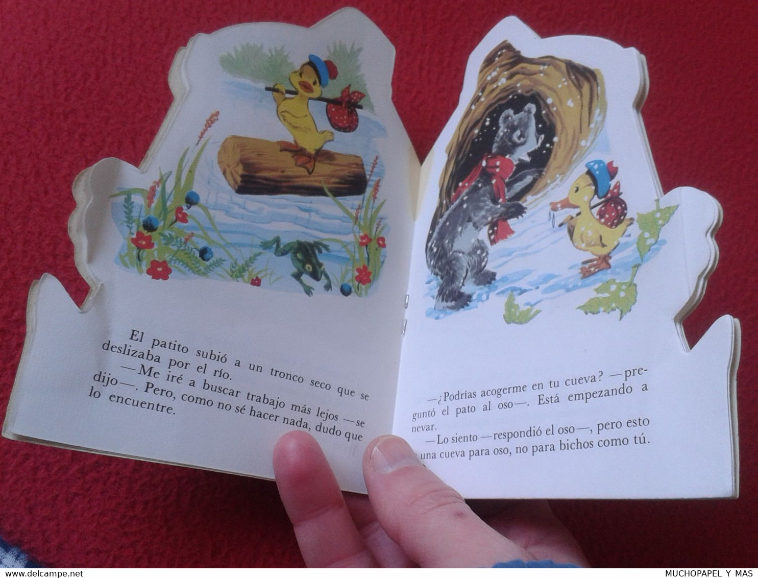 ANTIGUO CUENTO TROQUELADO EL PATITO FEO CHRISTIAN ANDERSEN 1979 EDICIONES TORAY, TALE, MINICLÁSICOS. THE UGLY DUCKLING..