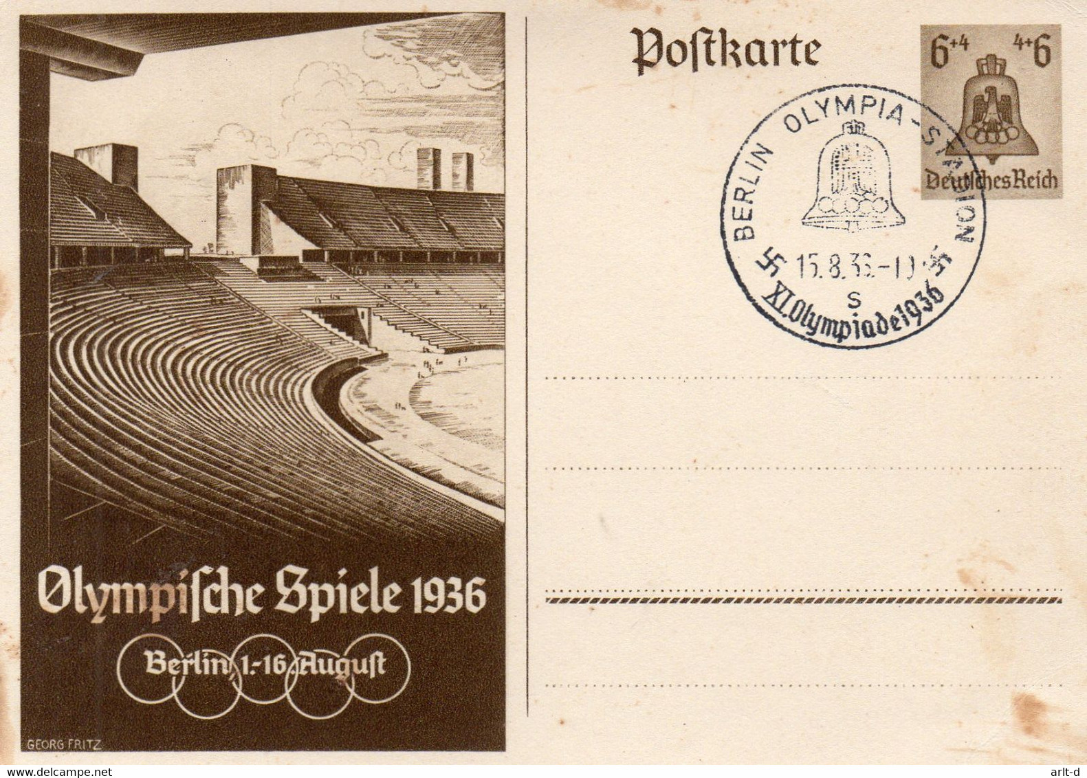 DC4185 - Ak Olympia Olympische Spiele 1936 Berlin 1936 - Giochi Olimpici