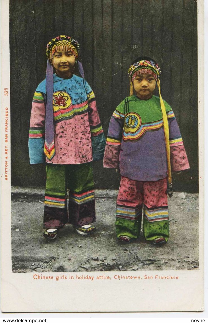 11003  U.S.A  Chinese  Girls In Holiday Attire   , Chinatown  , San Francisco  En  1904 - San Francisco