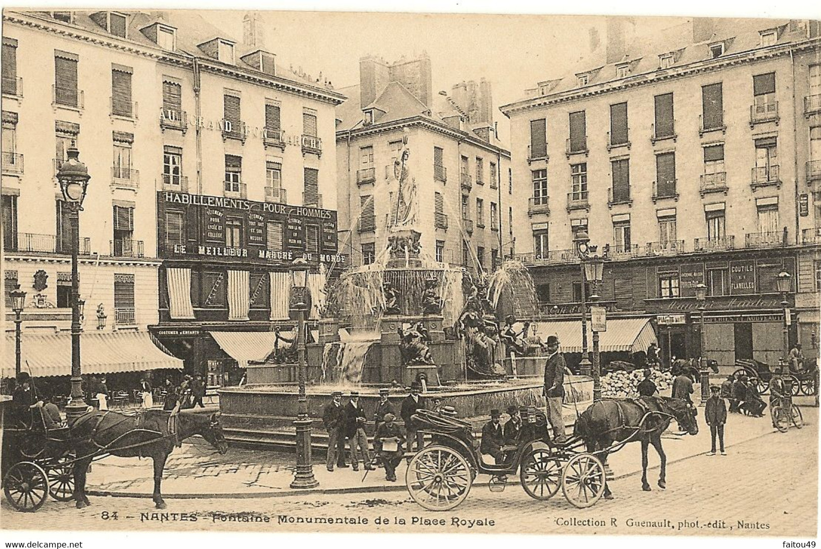 44 -    NANTES -  Fontaine Monumentale De La Place Royale 292 - Nantes