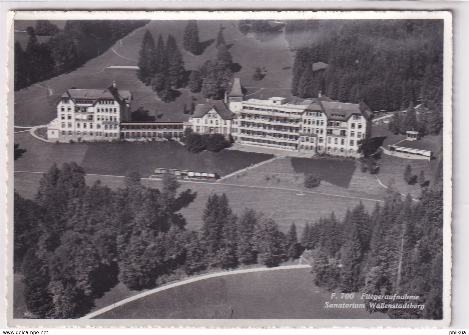 Fliegeraufnahme - Sanatorium Wallenstadtberg - Walenstadt