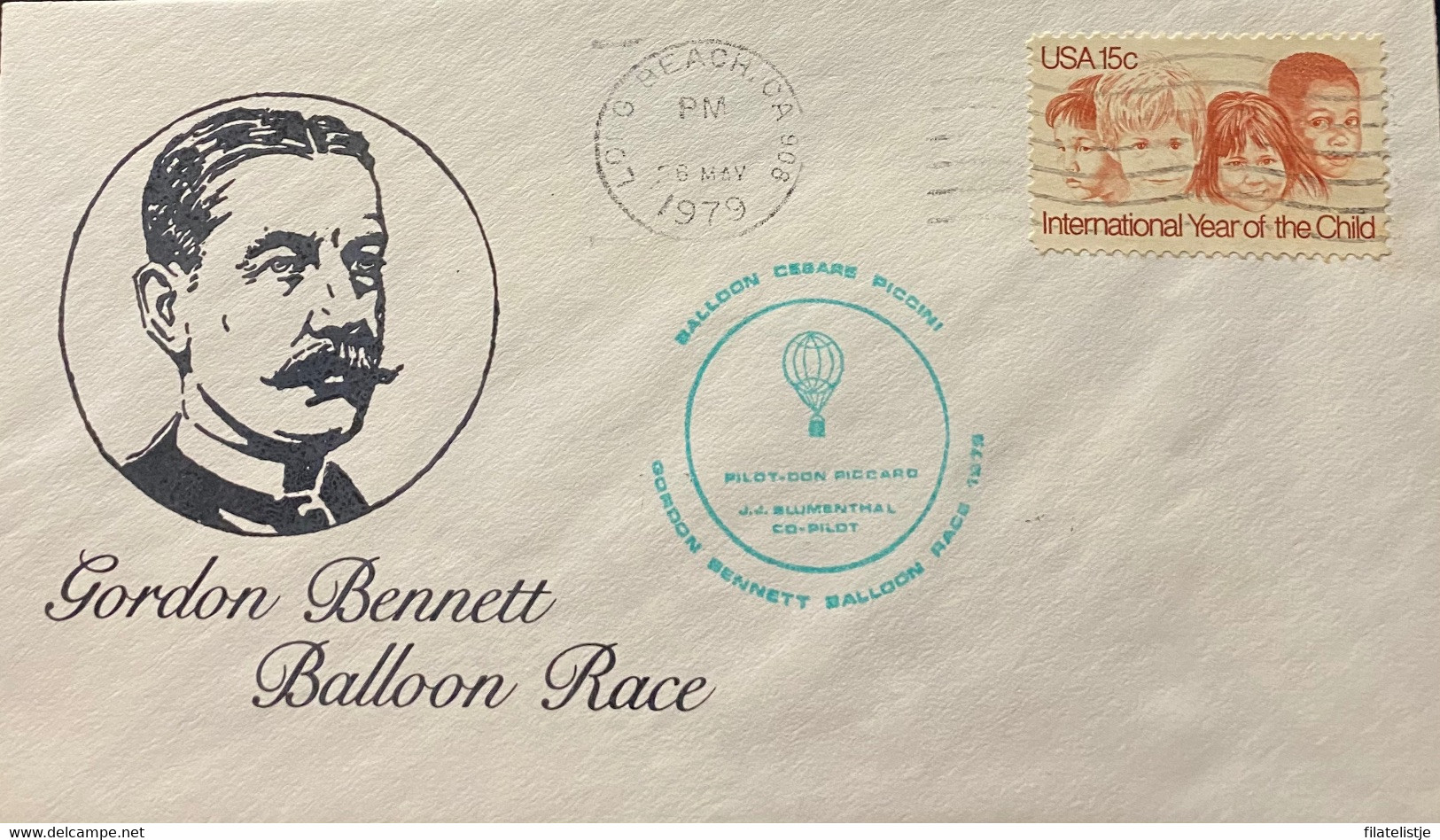 Ballon-Ostermann Gordon Bennet Race 1979 - Sobres De Eventos