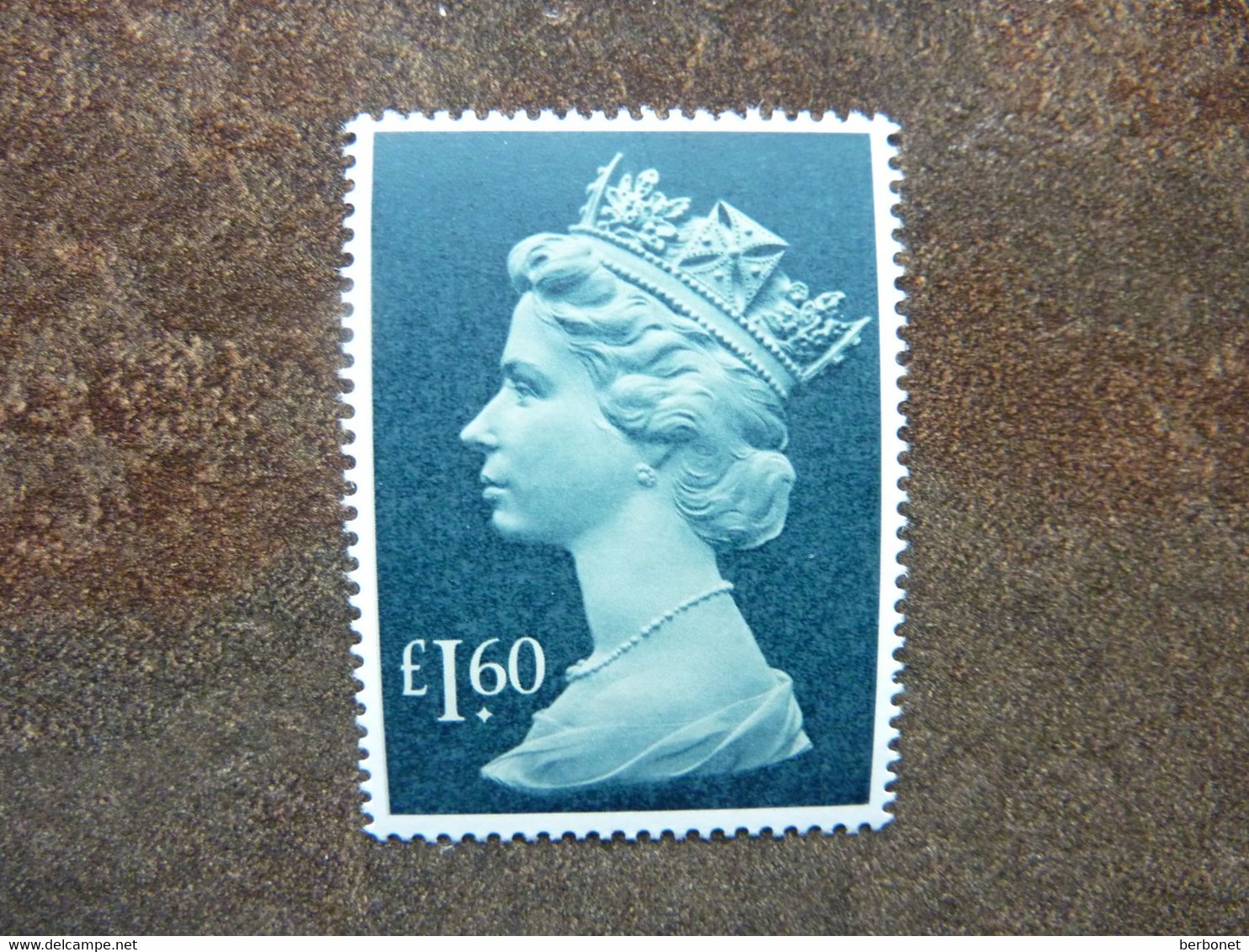 1977  QUEEN ELISABETH II  1.60£  Drab And Deep Greenish Blue   SG = 1026f  ** MNH - Unclassified