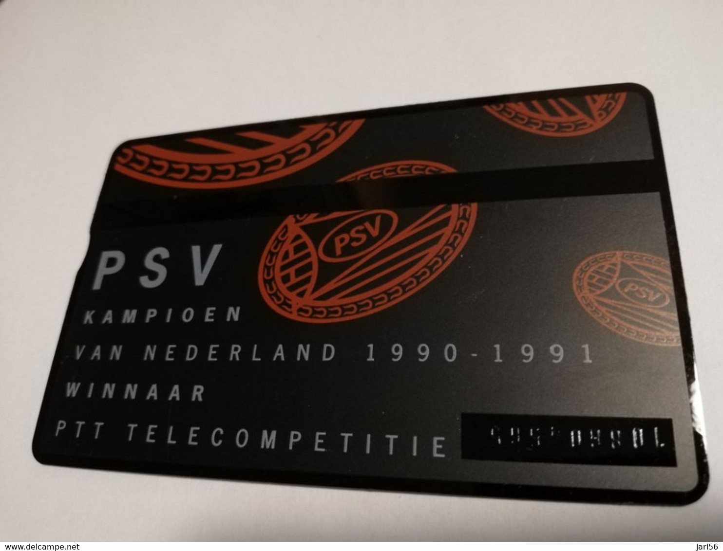 NETHERLANDS  PSV CHAMPION 1990/91  FUTBAL   ADVERTISING   20 UNITS  LANDYS & GYR    Mint  ** 4489** - Privé