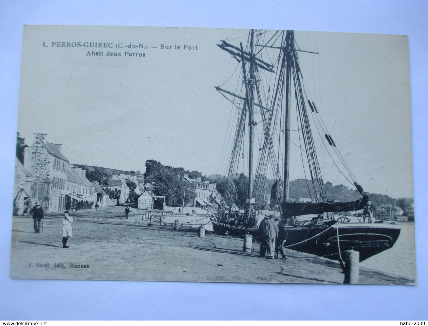 PERROS GUIREC - Sur Le Port - Ahais Deux Perros -  En 1933 - TBE - Perros-Guirec