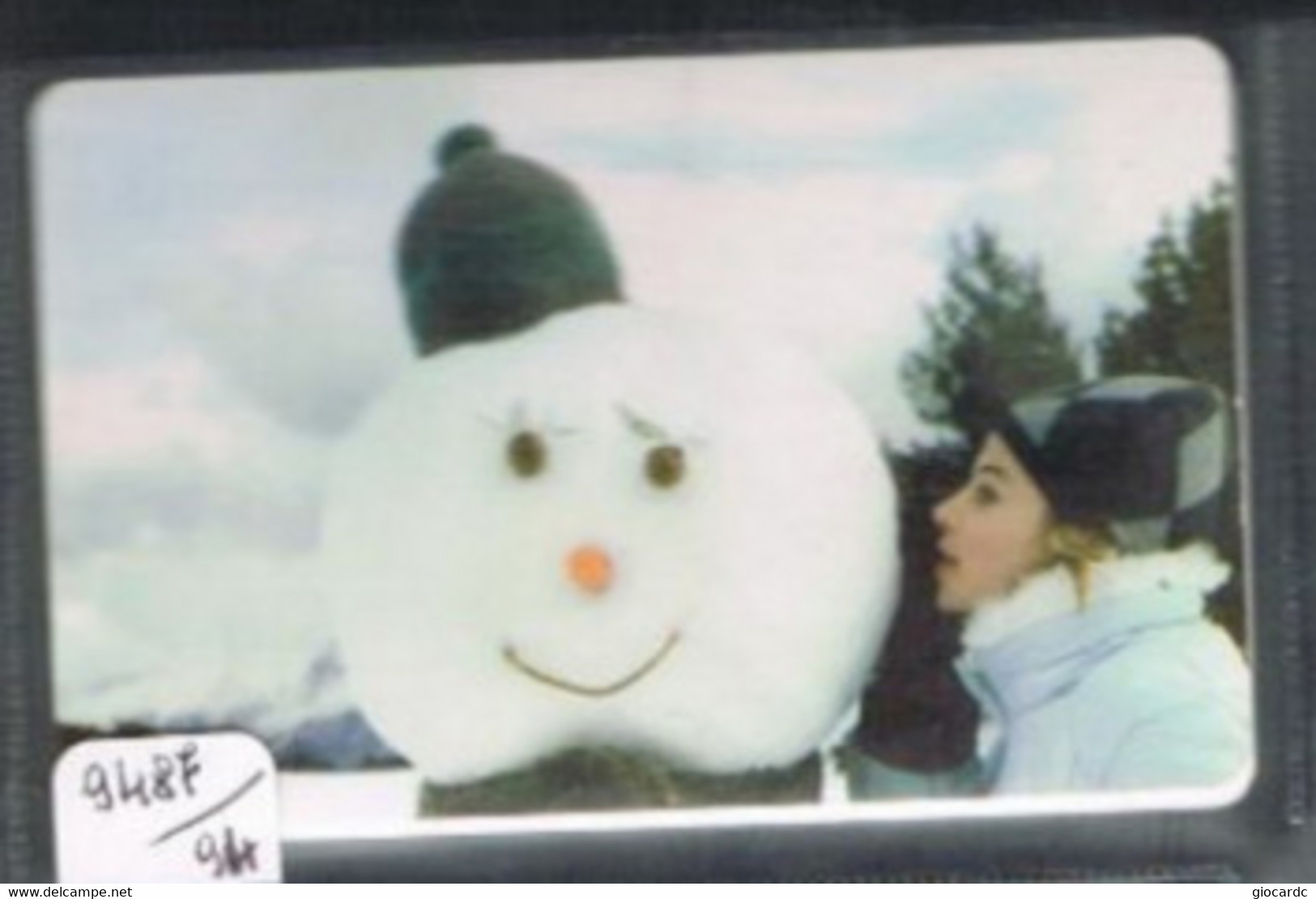 ROMANIA   - CHIP ROM TELECOM - SNOWMAN  -   RIF. 9487 - Jahreszeiten