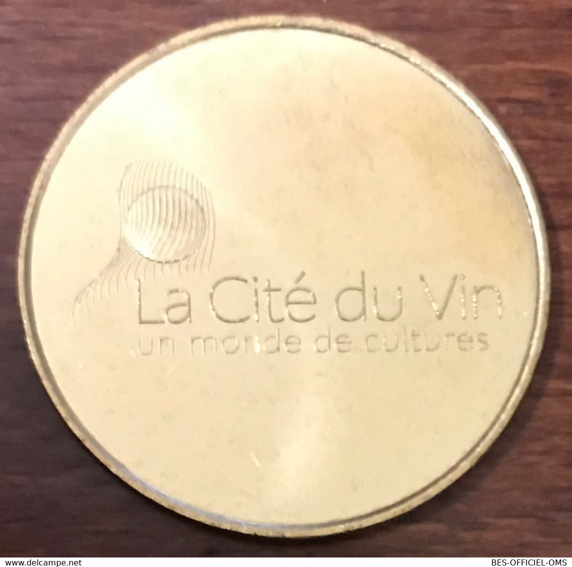 33 BORDEAUX CITÉ DU VIN MDP 2016 MÉDAILLE SOUVENIR MONNAIE DE PARIS JETON TOURISTIQUE MEDALS COINS TOKENS - 2016