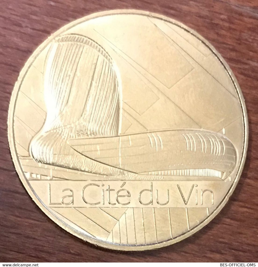 33 BORDEAUX CITÉ DU VIN MDP 2019 MÉDAILLE SOUVENIR MONNAIE DE PARIS JETON TOURISTIQUE MEDALS COINS TOKENS - 2019