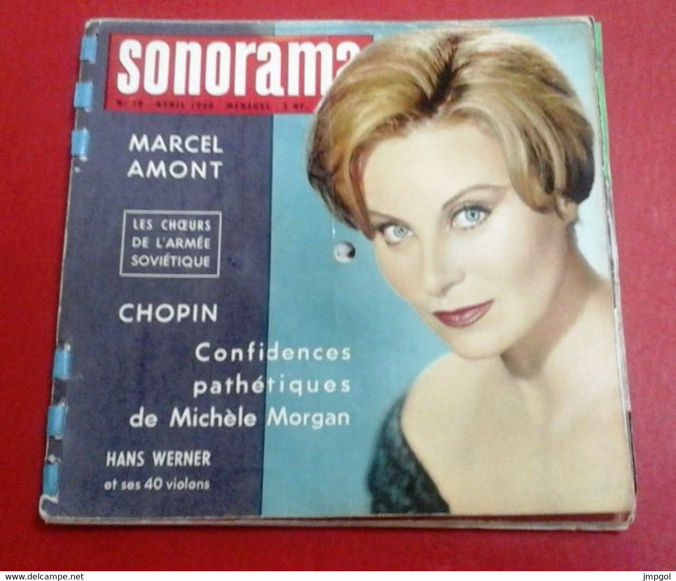 Sonorama N°18 Avril 1960 Michèle Morgan Marcel Amont Valérie Lagrange Choeurs Armée Rouge Jeanne Moreau - Formats Spéciaux