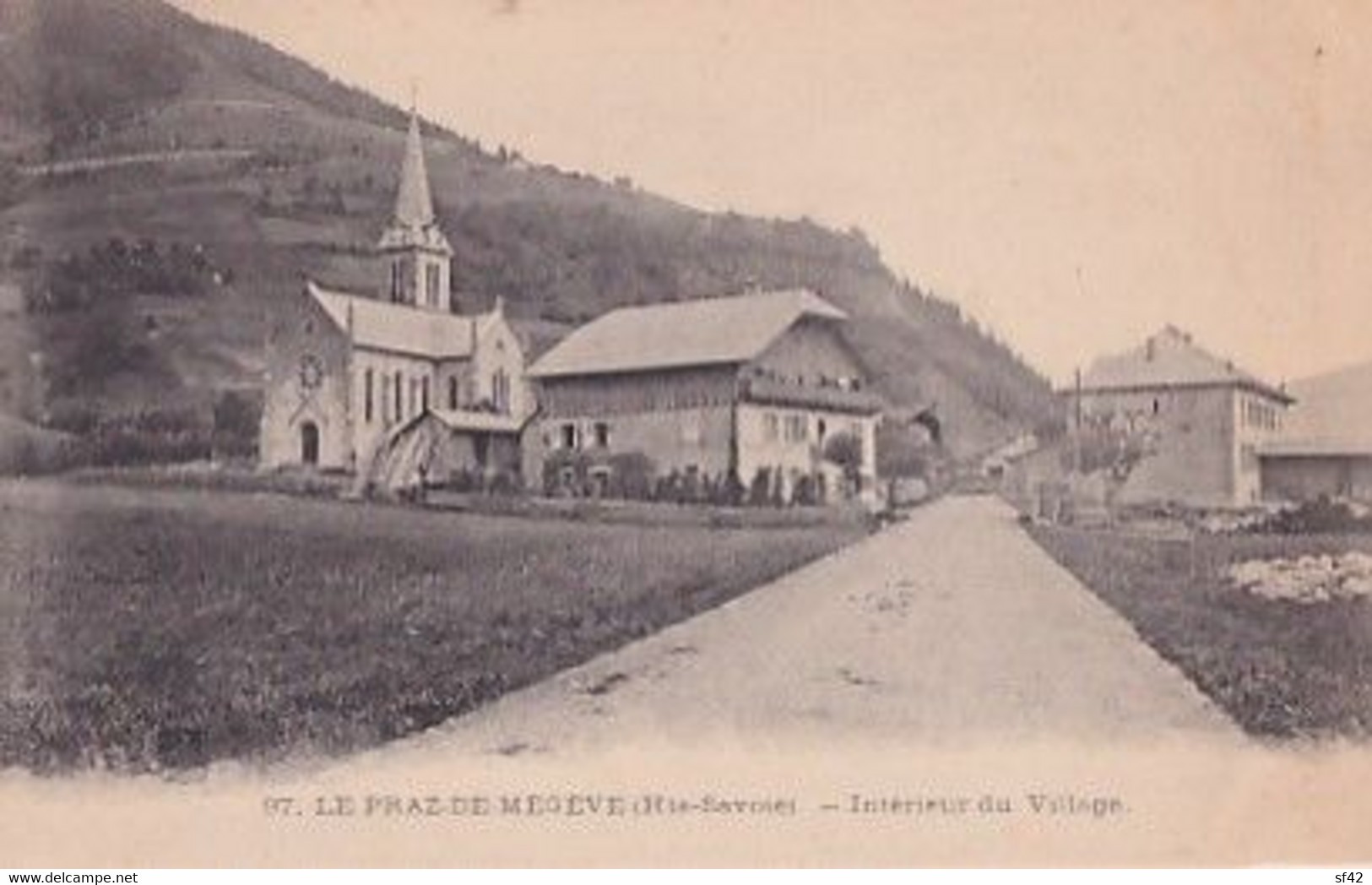 LE PRAZ  DE MEGEVE              INTERIEUR DU VILLAGE - Megève