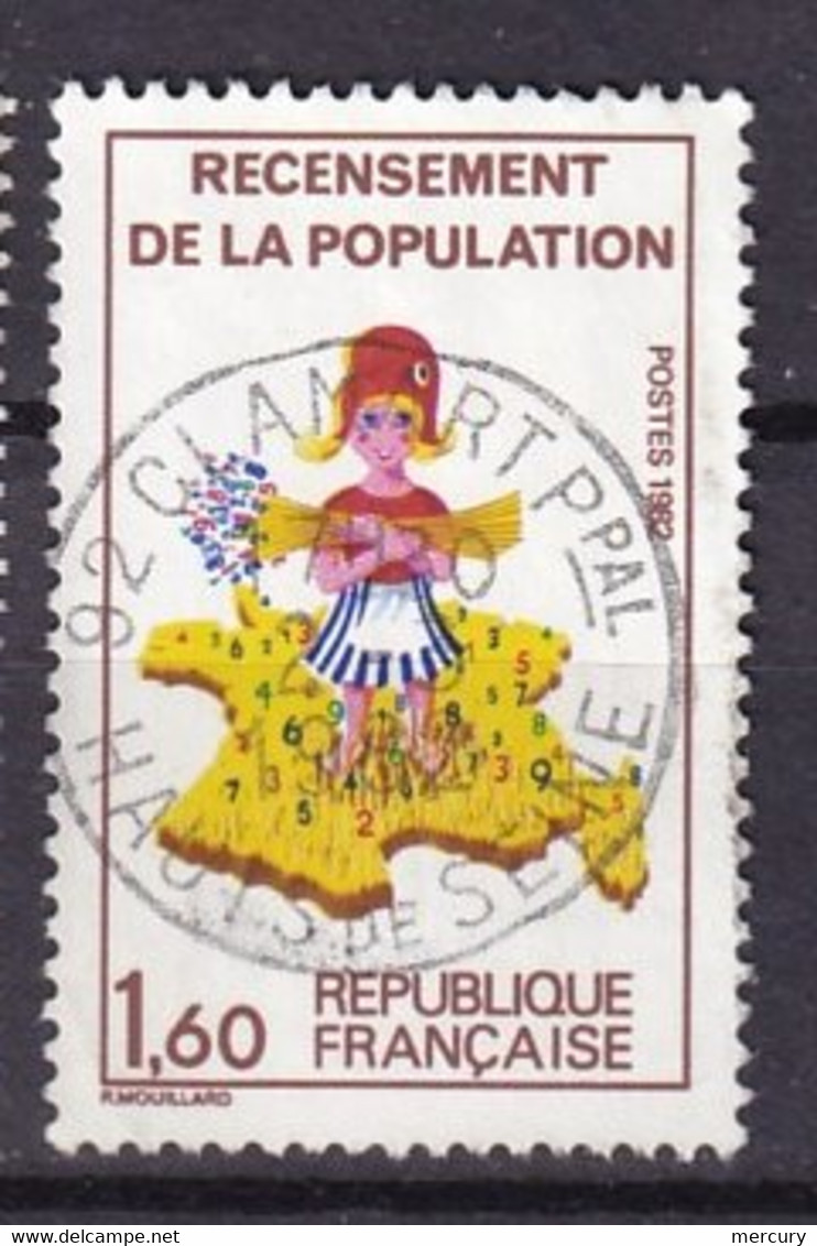 FRANCE - Recensement Sans Le 7 Sur La Corse Oblitéré TTB - Used Stamps