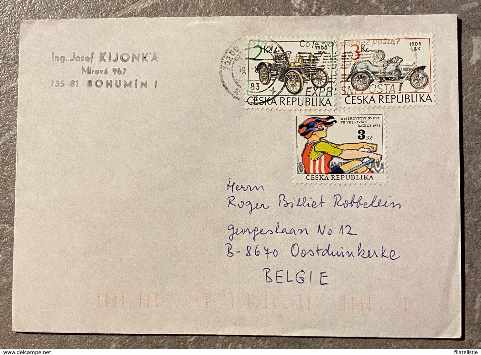 Brief Uit Tsjechië 1983 - Covers