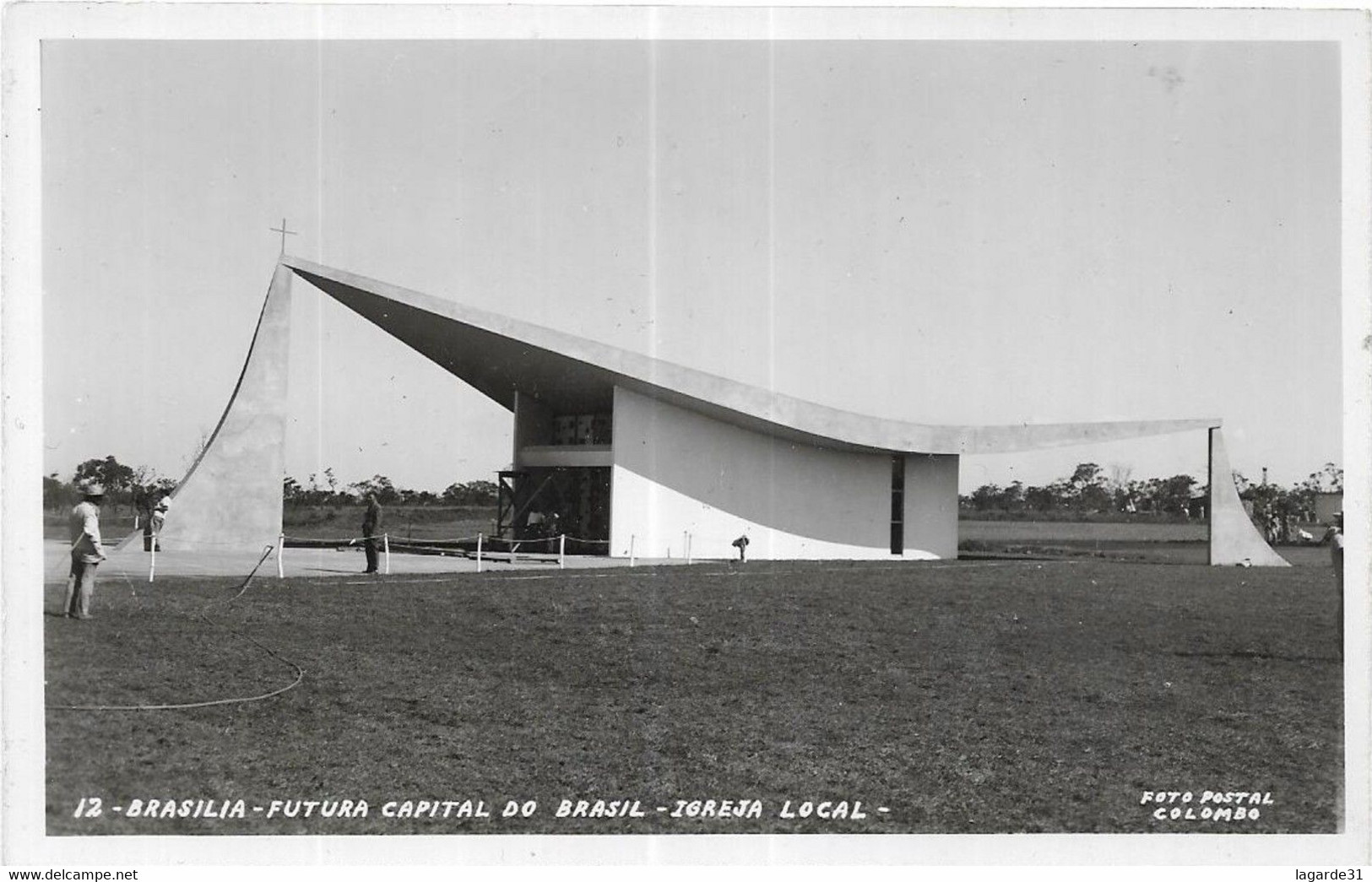 000424 BRASILIA FUTURA CAPITAL DO BRASIL - IGREJA LOCAL ( Rare Et Unique Sur Delcampe ) - Brasilia