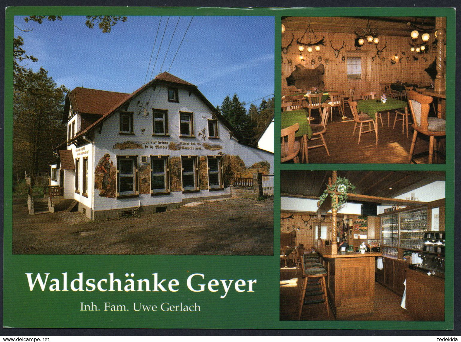 E6933 - Geyer - Waldschänke Gaststätte - Verlag Michael Seidel - Geyer