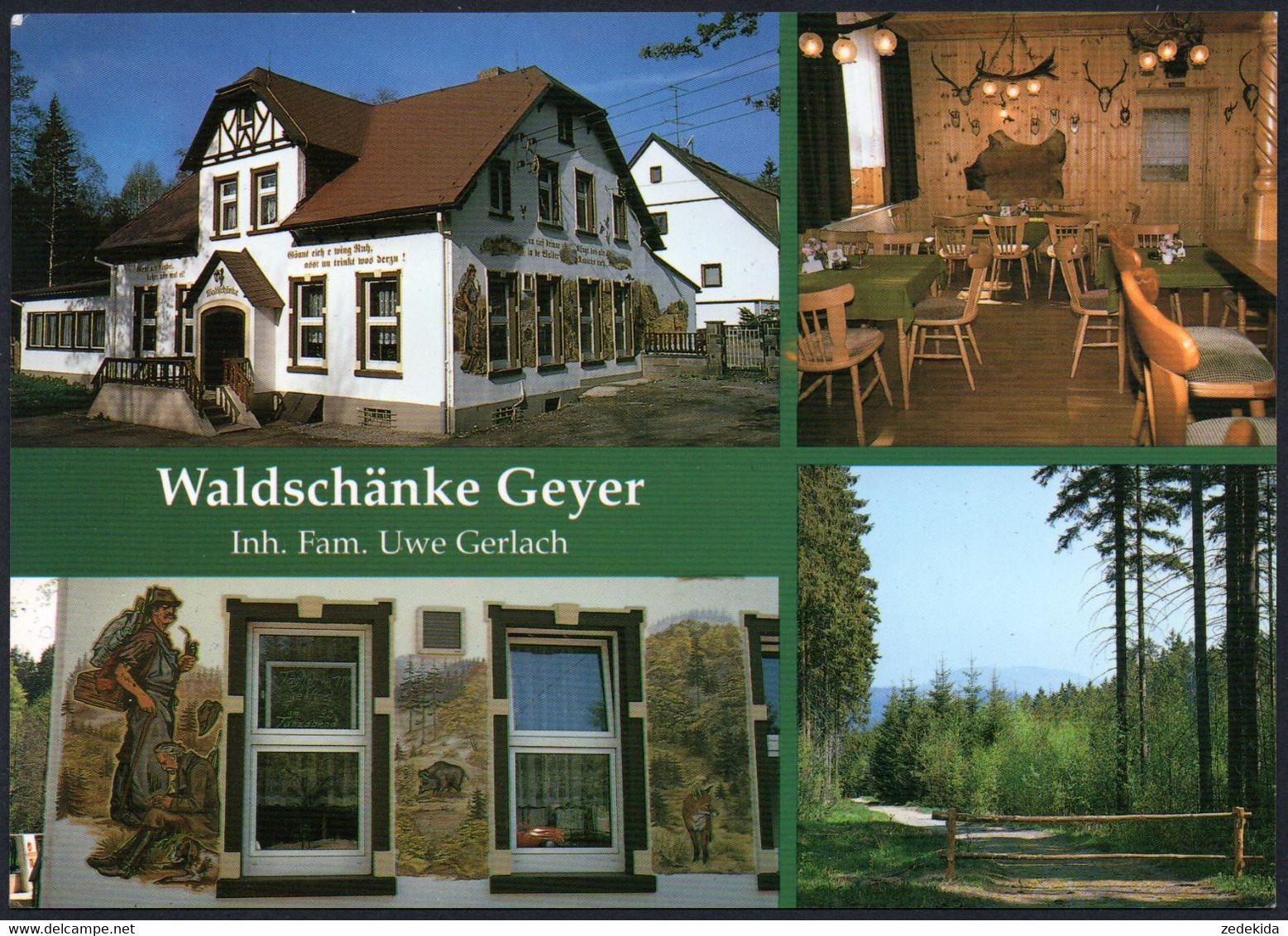 E6934 - Geyer - Waldschänke Gaststätte - Verlag Michael Seidel - Geyer