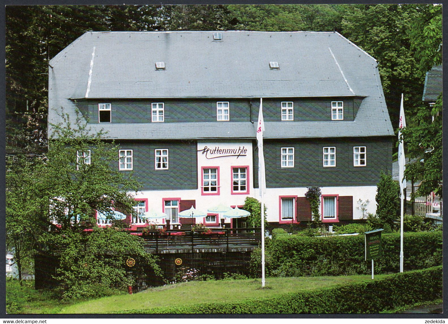 E6939 - TOP Wolkenstein - Hüttenmühle Gaststätte - Verlag Lemcke - Wolkenstein