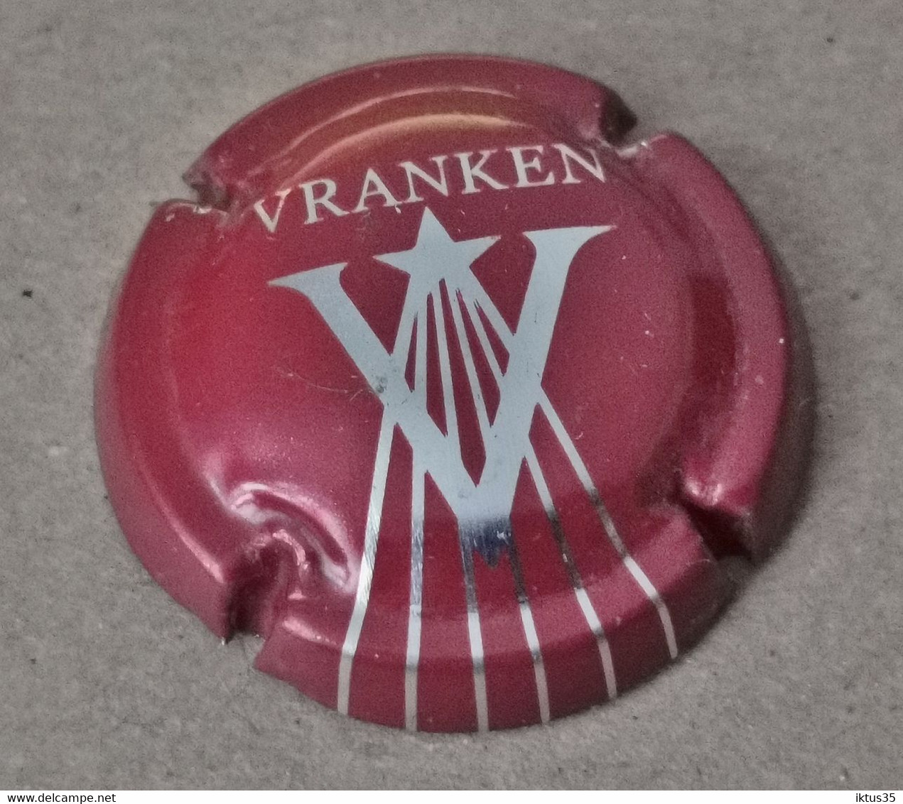 PLAQUE DE  MUSELET CHAMPAGNE VRANKEN - Vranken