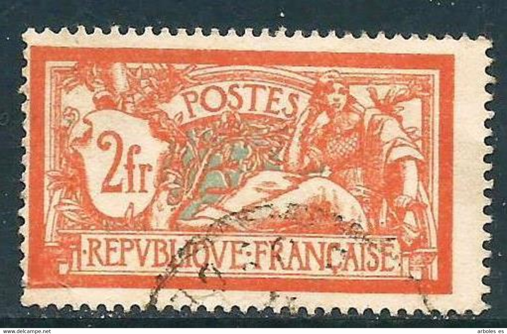 Francia - Tipografia - Año1907 - Catalogo Yvert Nº 0145 - Usado - - Used Stamps