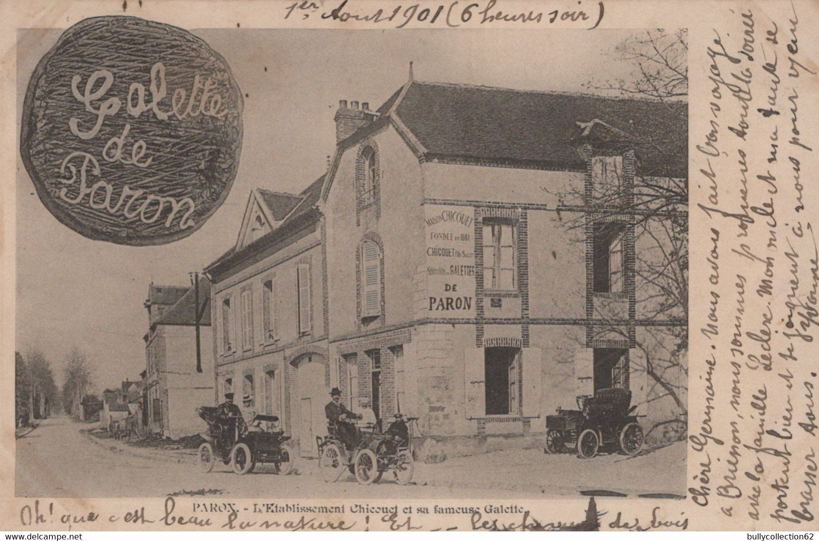 CPA - SELECTION - PARON - L'établissement Chicouet Et Sa Fameuse Galette - Paron