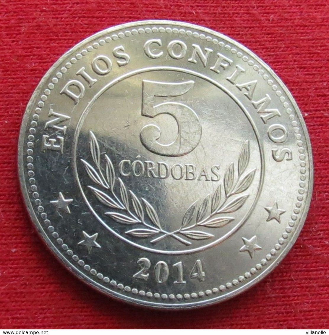 Nicaragua 5 Cordobas 2014 KM# 90.1 - Nicaragua
