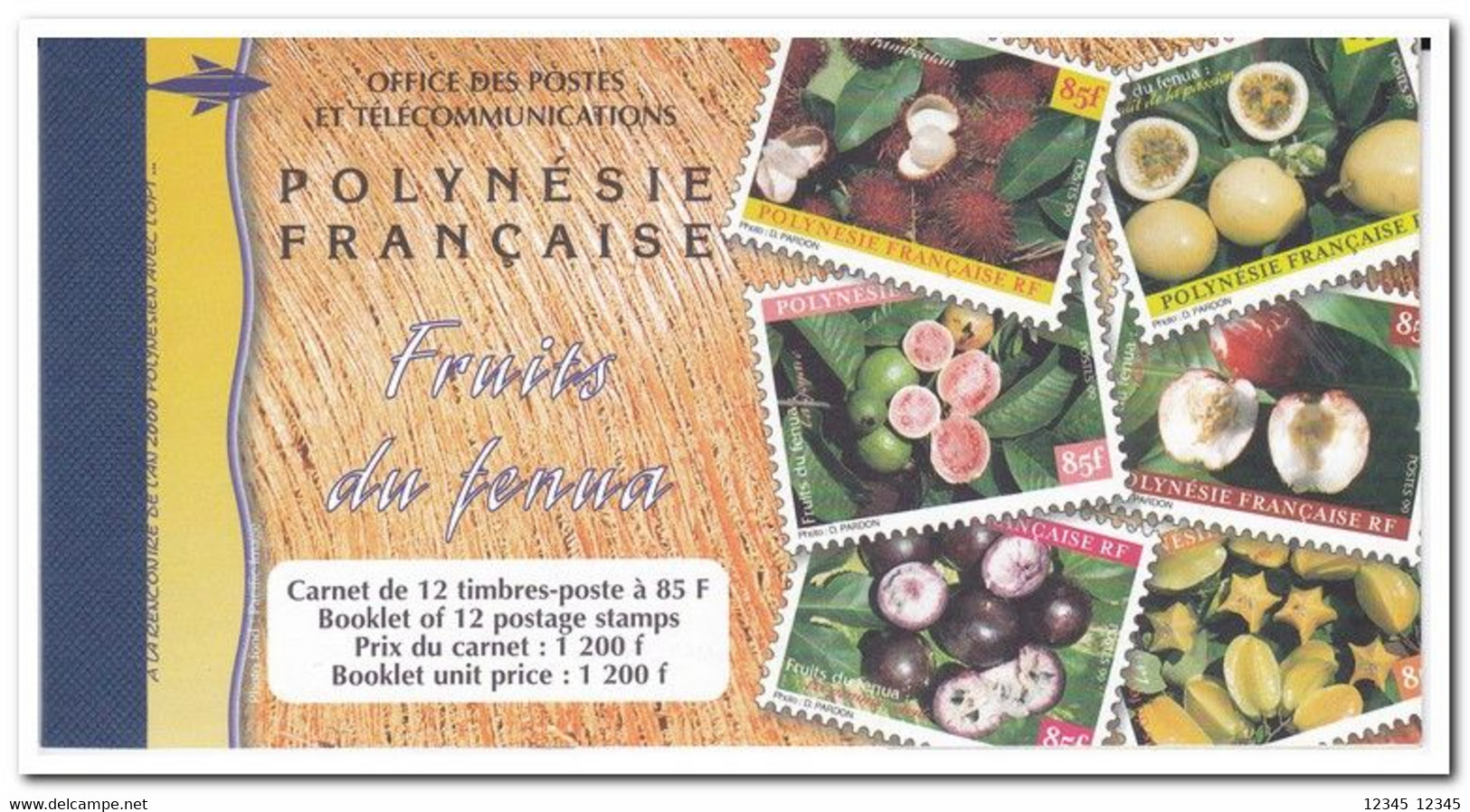 Frans Polynesië 1999, Postfris MNH, Fruit - Cuadernillos