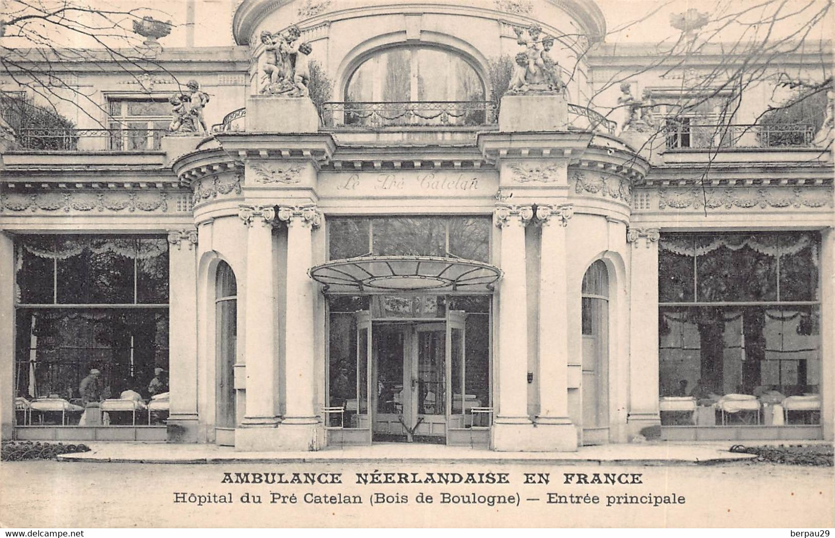 PARIS 16 éme -  Ambulance Néerlandaise En France - Hôpital Du Pré Catelan -Entrée Principale - District 16