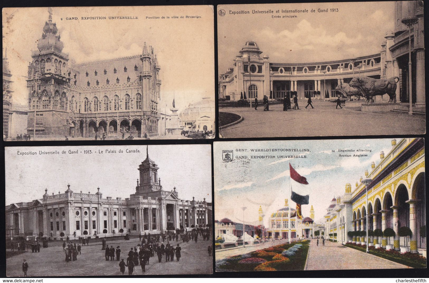 16 X CPA EXPOSITION INTERNATIONALE A GAND 1913 - - Ausstellungen