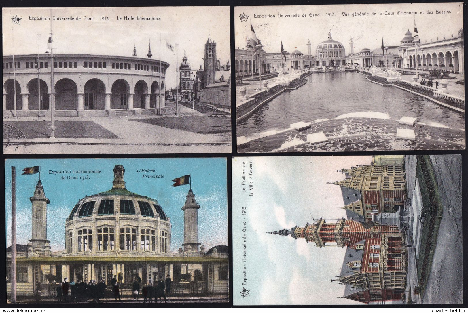 16 X CPA EXPOSITION INTERNATIONALE A GAND 1913 - - Ausstellungen