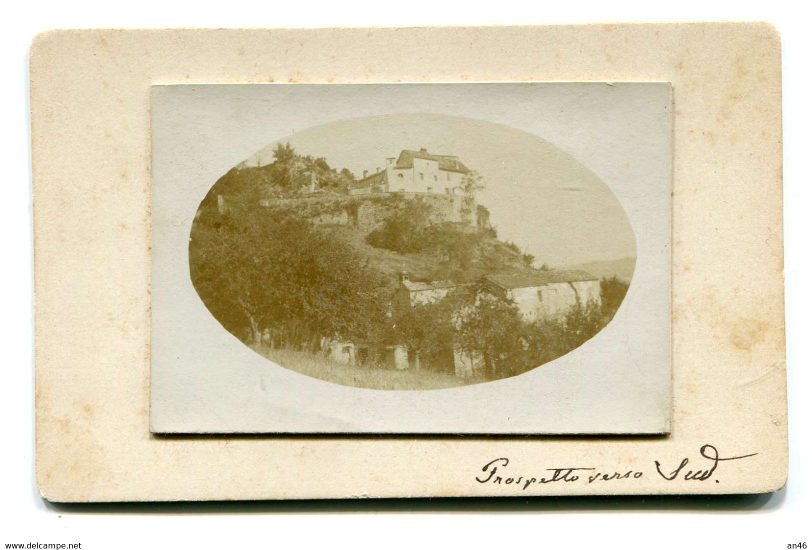 FOTOGRAFIA-PHOTO-Su Cartoncino-Castello Di Monter.. Del Marchese France..oli- Formato ;8x13-compreso Cartoncino- - Lieux