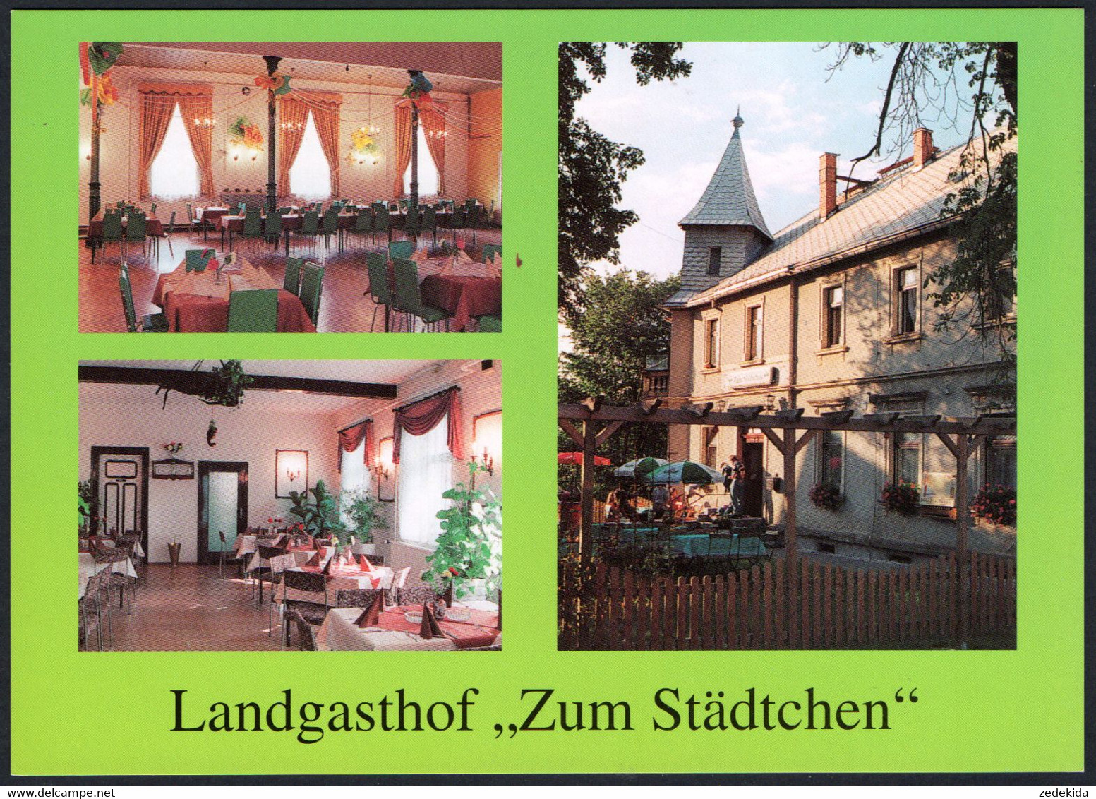 E6946 - TOP Reinsberg - Gasthof Gaststätte Zum Städtchen - Reinsberg (Sachsen)