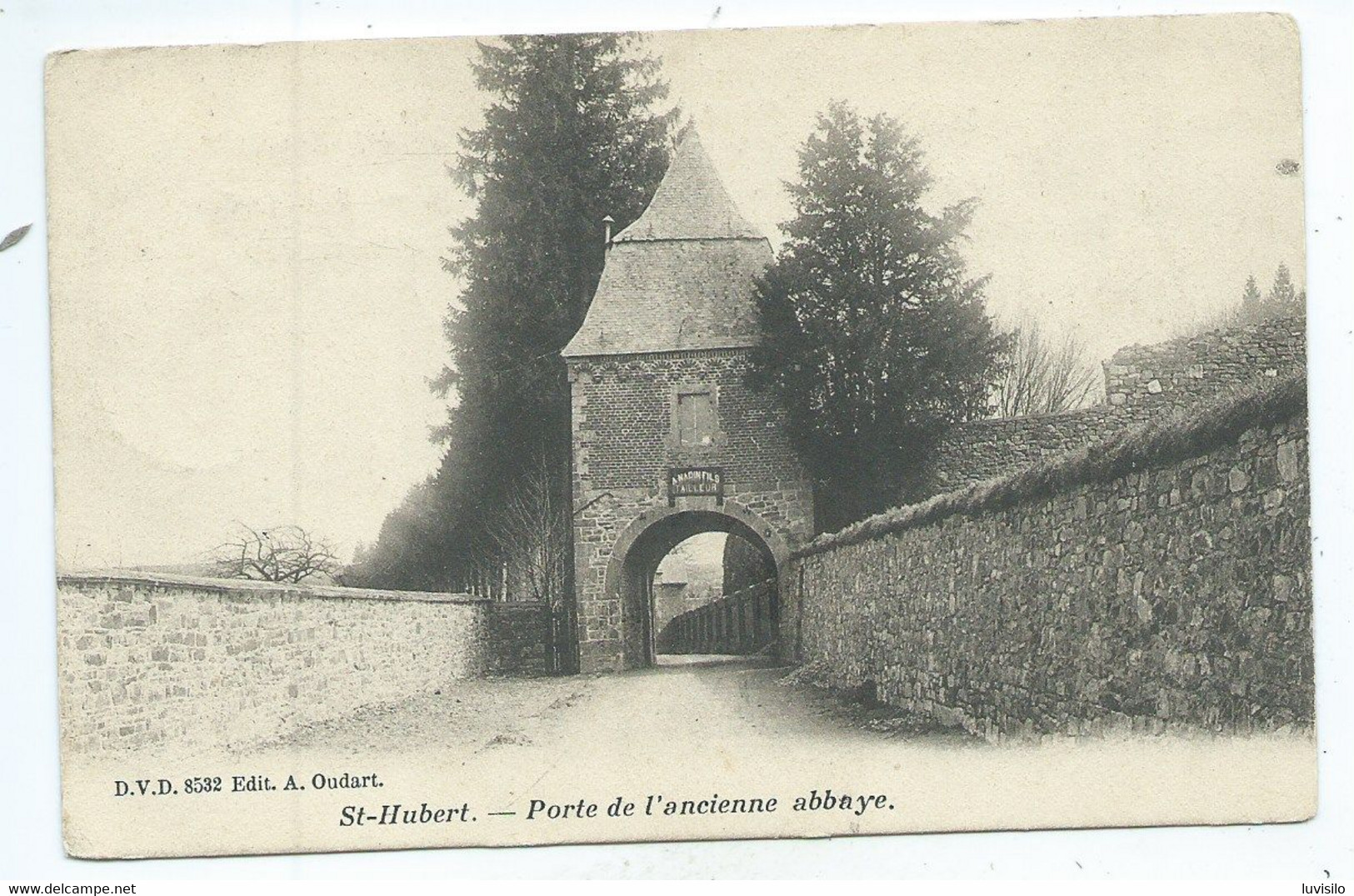 Saint Hubert Porte De L'Ancienne Abbaye DVD No 8532 - Saint-Hubert